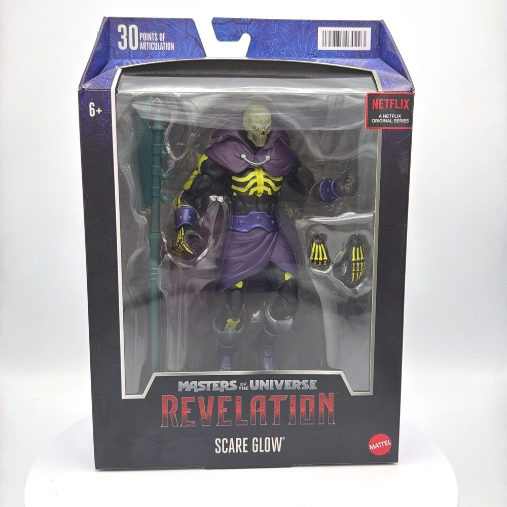 Mattel‎ MOTU Revelation Scare Glow 7" Masters of the Universe Figure NIB